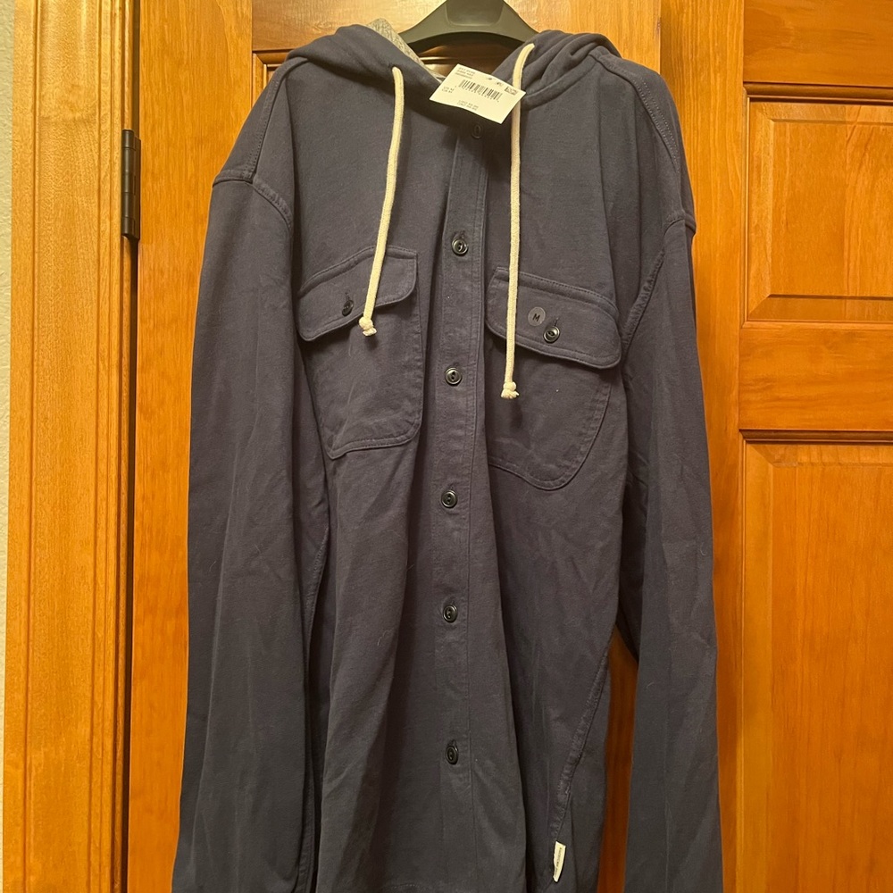 American Eagle hooded thermal shirt - NWT